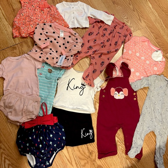 NWT Carter's Kids Matching Sets  Size 6 Months 12 Piece Bundle - Picture 1 of 14